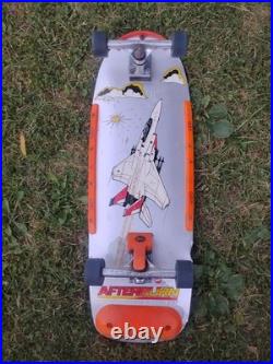 Vintage Nash Redline Afterburn Metal Base 1980s Skateboard