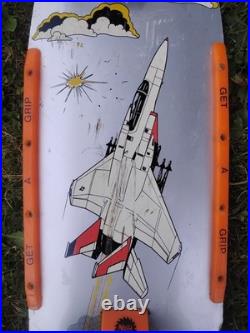 Vintage Nash Redline Afterburn Metal Base 1980s Skateboard