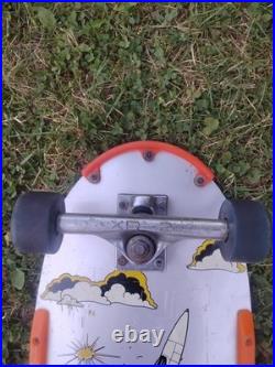 Vintage Nash Redline Afterburn Metal Base 1980s Skateboard