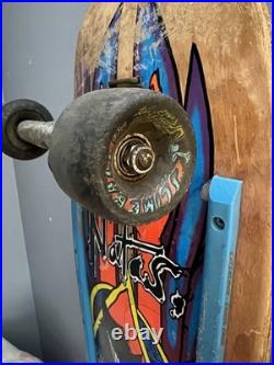 Vintage Natas Kaupas Evil Cat Skateboard Santa Monica Airlines Indy Slimeballs