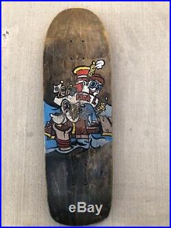 Vintage New Deal Skateboard Rick Ibaseta Tugboat 1991 Deck