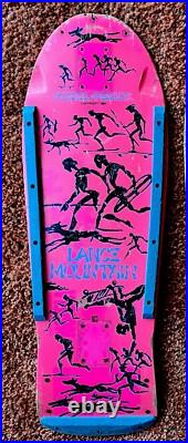 Vintage OG Lance Mountain Pink skateboard deck 1985 Powell Peralta Tony Hawk