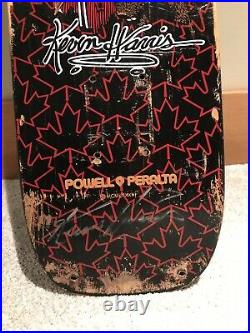 Vintage OG Powell Peralta Kevin Harris Freestlye skateboard deck Autographed