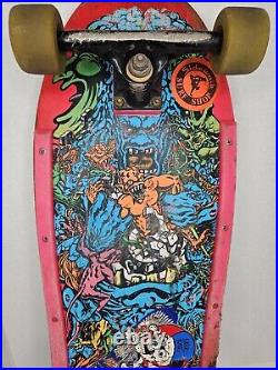 Vintage OG SANTA CRUZ Rob Roskopp Target 5 Skateboard Complete 1980s