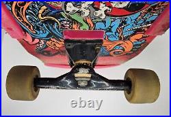 Vintage OG SANTA CRUZ Rob Roskopp Target 5 Skateboard Complete 1980s