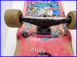 Vintage OG SANTA CRUZ Rob Roskopp Target 5 Skateboard Complete 1980s