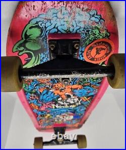 Vintage OG SANTA CRUZ Rob Roskopp Target 5 Skateboard Complete 1980s