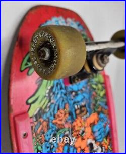 Vintage OG SANTA CRUZ Rob Roskopp Target 5 Skateboard Complete 1980s