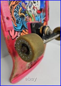 Vintage OG SANTA CRUZ Rob Roskopp Target 5 Skateboard Complete 1980s