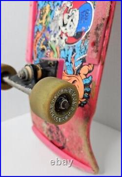 Vintage OG SANTA CRUZ Rob Roskopp Target 5 Skateboard Complete 1980s