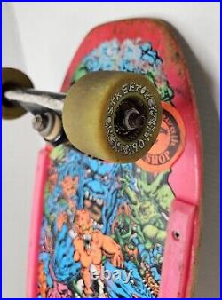 Vintage OG SANTA CRUZ Rob Roskopp Target 5 Skateboard Complete 1980s