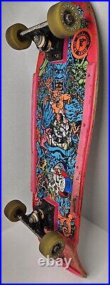 Vintage OG SANTA CRUZ Rob Roskopp Target 5 Skateboard Complete 1980s