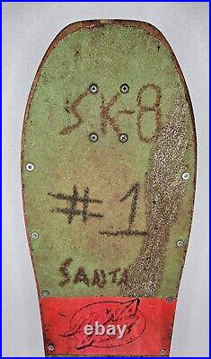 Vintage OG SANTA CRUZ Rob Roskopp Target 5 Skateboard Complete 1980s