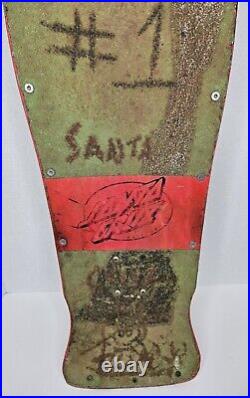 Vintage OG SANTA CRUZ Rob Roskopp Target 5 Skateboard Complete 1980s