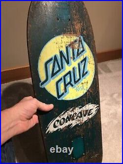 Vintage OG Santa Cruz Skateboard Deck 1980s Rob Roskopp Hosoi Salba malba