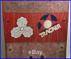 Vintage OG Tracker Lester Kasai Designs Oak Leaf Complete Skateboard Indy Trucks