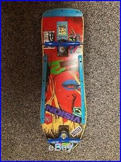 Vintage OG Vision Aggressor 2 80s Skateboard Deck Rare