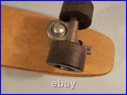 Vintage Official Roller Derby #20 Wooden Deck Skateboard Sidewalk Surfer Wood