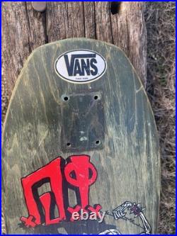 Vintage Old School D. I Punk Band Circle A Skateboard Deck Promo 1980s