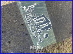 Vintage Old School D. I Punk Band Circle A Skateboard Deck Promo 1980s