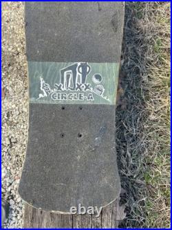 Vintage Old School D. I Punk Band Circle A Skateboard Deck Promo 1980s