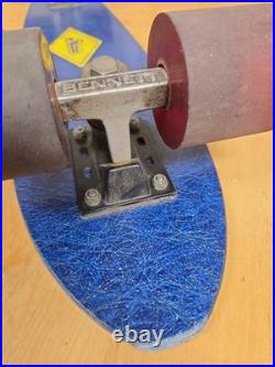 Vintage Original 1970s Hobie Competition Skateboard Bennett Trucks Wheels WORN