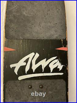 Vintage Original 1980's Alva Mondo Beck Airbrush Skateboard Rare Pig Shape