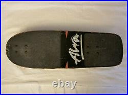 Vintage Original 1980's Alva Mondo Beck Airbrush Skateboard Rare Pig Shape