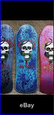 Vintage Original 1980s Powell Peralta Mike McGill Skateboard nos crossbones xt