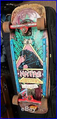Vintage Original 80's Santa Monica Airlines Natas Kaupas Panther Skateboard