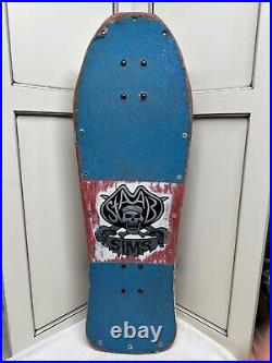 Vintage Original 80's Sims Kevin Staab Red Blue Pirate Complete Skateboard