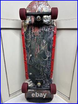 Vintage Original 80's Sims Kevin Staab Red Blue Pirate Complete Skateboard