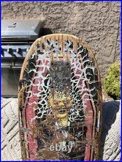 Vintage Original Concrete Jungle 1980s zombie Old School Skateboard Og Deck 1987