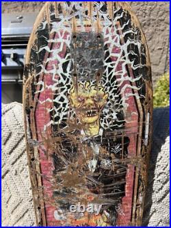 Vintage Original Concrete Jungle 1980s zombie Old School Skateboard Og Deck 1987