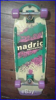 Vintage Original Madrid Splatter Complete Skateboard Stranger Things