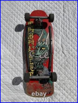 Vintage POWELL PERALTA STEVE CABALLERO BAN THIS DRAGON SKATEBOARD Variflex Truck