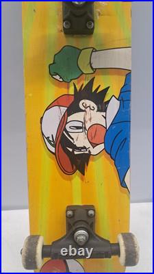Vintage Pokémon Ash Ketchum Skateboard 1998 Wall Hanger Art Pokemon Nintendo