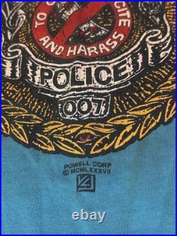 Vintage Powell Peralta 80s Skateboard Police Skateboarding Is Not A Crime XL Vintage Powell Peralta 80s Skateboard Police Skateboarding Is Not A Crime XL