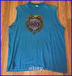 Vintage Powell Peralta 80s Skateboard Police Skateboarding Is Not A Crime XL
