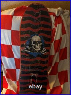 Vintage Powell Peralta Bones Ripper red/ Black Skateboard Vintage Powell Peralta Bones Ripper red/ Black Skateboard