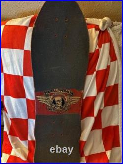 Vintage Powell Peralta Bones Ripper red/ Black Skateboard