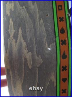 Vintage Powell Peralta Nicky Guerrero Feather Skateboard Deck Used