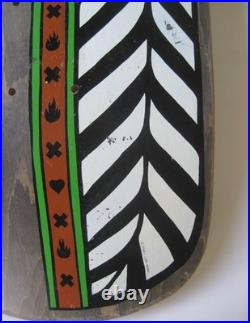 Vintage Powell Peralta Nicky Guerrero Feather Skateboard Deck Used