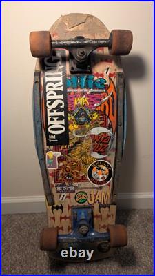 Vintage Powell Peralta Steve Caballero Skateboard Dragon / Bats design 80s