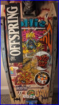 Vintage Powell Peralta Steve Caballero Skateboard Dragon / Bats design 80s