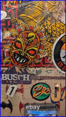 Vintage Powell Peralta Steve Caballero Skateboard Dragon / Bats design 80s