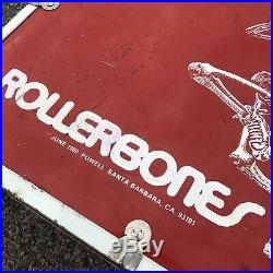 Vintage Powell Roller Bones Skate Case Box 1980 Derby Peralta Brigade OG 80s RED