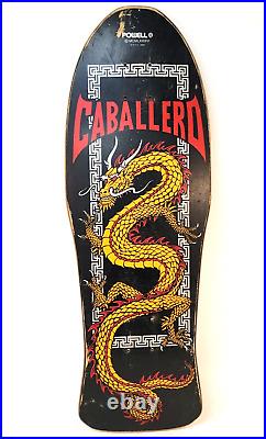 Vintage Powell Steve Caballero 2004 Ltd Edition Black Dragon Reissue Skateboard