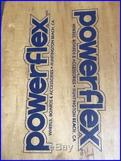 Vintage Powerflex Pig Skateboard Deck 10.5x30 Original 1979 Excellent