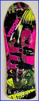 Vintage RARE 1986 Vision Aggressor 1 Skateboard Deck OG Old School Vintage RARE 1986 Vision Aggressor 1 Skateboard Deck OG Old School